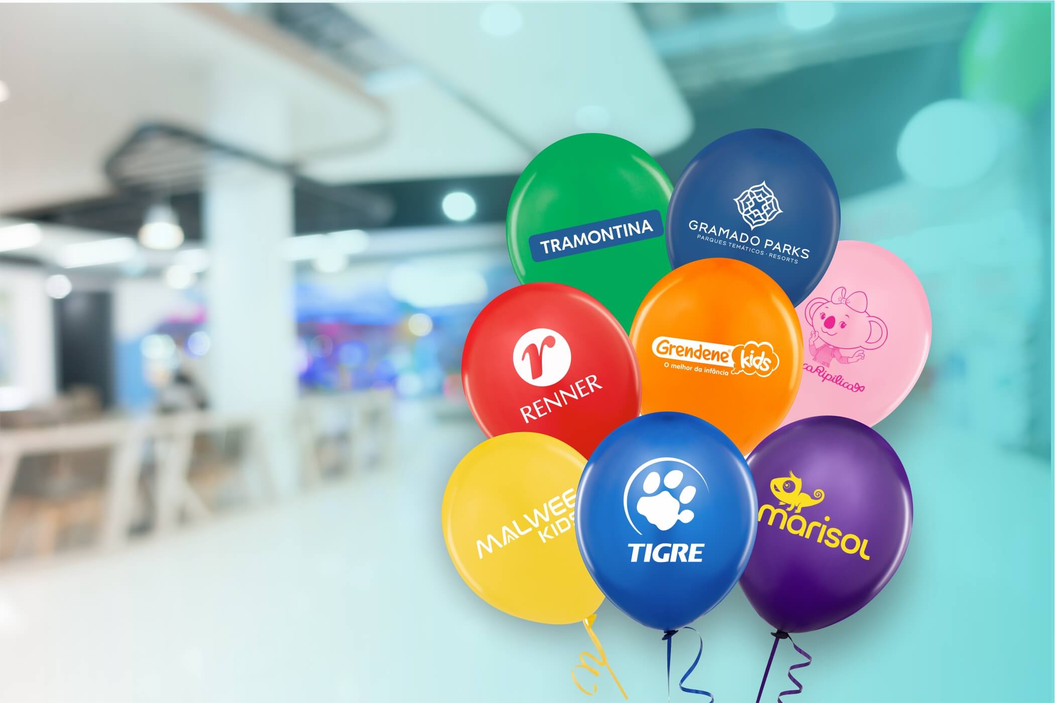 Balões Personalizados com marcas de empresas de Porto Alegre RS